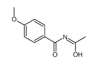 N-acetyl-4-methoxybenzamide Structure