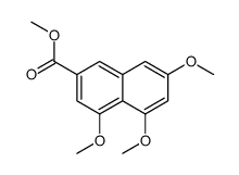 Methyl 4,5,7-trimethoxy-2-naphthoate Structure