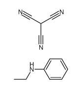 methanetricarbonitrile compound withN-ethylaniline (1:1) Structure