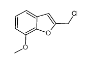 2-(chloromethyl)-7-methoxy-1-benzofuran结构式