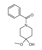 (4-hydroxy-4-methoxypiperidin-1-yl)(phenyl)methanone结构式