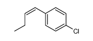 (Z)-1-(p-chlorophenyl)-1-butene Structure