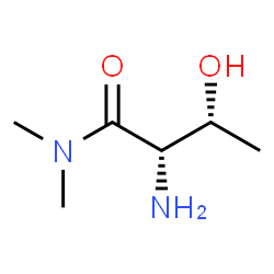 Butanamide, 2-amino-3-hydroxy-N,N-dimethyl-, [R-(R*,S*)]- (9CI) Structure