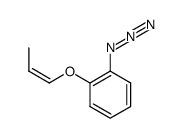 1-Azido-2-(((Z)-1-propenyl)oxy)benzene结构式