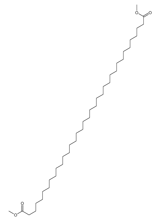 dimethyl hexatriacontanedioate结构式