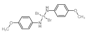 Platinum,dibromobis(4-methoxybenzenamine-N)-, (SP-4-2)- (9CI)结构式