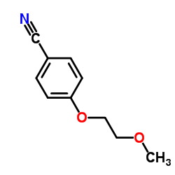 4-(2-甲氧基)苯腈结构式
