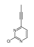 2-CHLORO-4-(PROP-1-YNYL)PYRIMIDINE structure