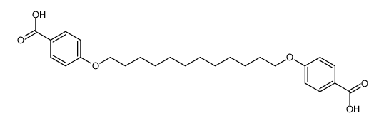 4-[12-(4-carboxyphenoxy)dodecoxy]benzoic acid Structure