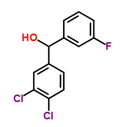 3,4-DICHLORO-3'-FLUOROBENZHYDROL structure