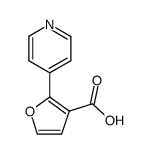 2-(4-pyridyl)-3-furoic acid Structure