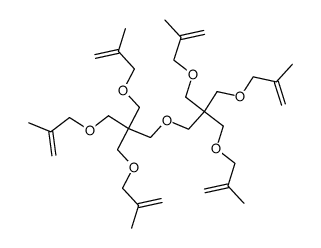 bis-(3-methallyloxy-2,2-bis-methallyloxymethyl-propyl)-ether结构式