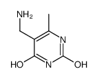 5-AMINOMETHYL-6-METHYLURACIL结构式