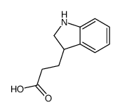 3-(2,3-DIHYDRO-1H-INDOL-1-YL)PROPANOIC ACID结构式