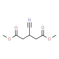 Glutaric acid, 3-cyano-, dimethyl ester (5CI) Structure