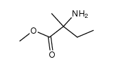 Isovaline, methyl ester (9CI)结构式