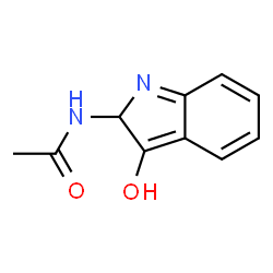 2-Pseudoindol-3-ol,2-(acetylimino)- (2CI)结构式