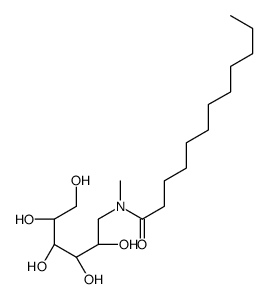 1-deoxy-1-[methyl(1-oxododecyl)amino]-D-glucitol structure