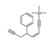 trimethyl(5-phenyloct-3-en-1,7-diynyl)silane Structure