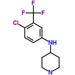 (4-CHLORO-3-TRIFLUOROMETHYL-PHENYL)-PIPERIDIN-4-YL-AMINE picture