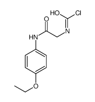 N-[2-(4-ethoxyanilino)-2-oxoethyl]carbamoyl chloride Structure