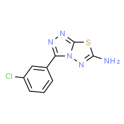 3-(3-chlorophenyl)-[1,2,4]triazolo[3,4-b][1,3,4]thiadiazol-6-amine picture