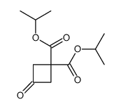 3-氧代环丁烷-1,1-二羧酸二异丙酯结构式