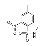 N-ethyl-4-methyl-2-nitrobenzenesulfonamide Structure