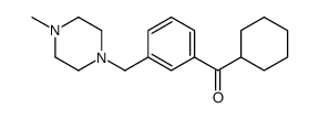 CYCLOHEXYL 3-(4-METHYLPIPERAZINOMETHYL)PHENYL KETONE picture