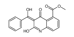 methyl 3-[hydroxy(phenyl)methylidene]-2,4-dioxo-1H-quinoline-5-carboxylate结构式