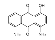 4,5-diamino-1-hydroxyanthracene-9,10-dione Structure