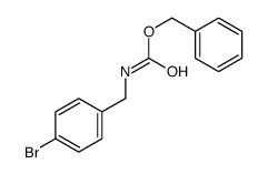 benzyl N-[(4-bromophenyl)methyl]carbamate structure