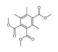 trimethyl 3,5,6-trimethylbenzene-1,2,4-tricarboxylate结构式