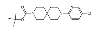 9-(5-chloro-pyridin-2-yl)-3,9-diaza-spiro[5.5]undecane-3-carboxylic acid tert-butyl ester Structure