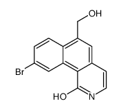 9-bromo-6-(hydroxymethyl)-2H-benzo[h]isoquinolin-1-one Structure