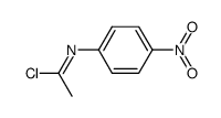 N-(1-chloroethylidene)-4-nitrobenzenamine结构式