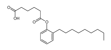 nonylphenyl hydrogen adipate Structure