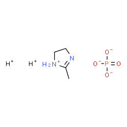 4,5-dihydro-2-methyl-1H-imidazolium dihydrogen phosphate Structure