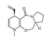 6(R)-vinyl-9-methyl-1,2,3,6,9,10,11,11a(S)-octahydro-5H-pyrrolo<2,1-c>pyrido<3,2-f><1,4>oxazepin-5-one结构式