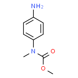 methyl 4-aminophenyl(methyl)carbamate structure