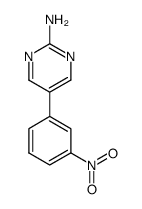 5-(3-nitrophenyl)pyrimidin-2-amine结构式