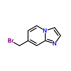 7-(Bromomethyl)imidazo[1,2-a]pyridine结构式