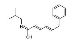 (2E,4E)-N-(2-methylpropyl)-6-phenylhexa-2,4-dienamide Structure