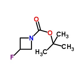 tert-butyl 3-fluoroazetidine-1-carboxylate structure