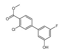 methyl 2-chloro-4-(3-fluoro-5-hydroxyphenyl)benzoate Structure