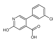 5-(3-chlorophenyl)-2-oxo-1H-pyridine-4-carboxylic acid Structure