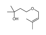 2-methyl-4-(3-methylbut-2-enoxy)butan-2-ol Structure