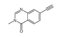 7-ethynyl-3-methylquinazolin-4(3H)-one结构式