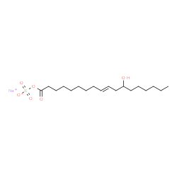 9-Octadecenoic acid, 12-hydroxy-, sulfo derivs., sodium salt Structure