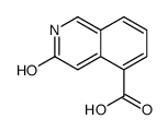 3-Hydroxy-5-isoquinolinecarboxylic acid结构式